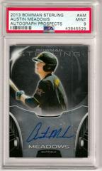 Austin Meadows #AM Baseball Cards 2013 Bowman Sterling Autograph Prospects Prices