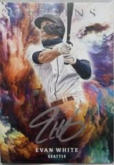 Evan White [Silver Ink] Baseball Cards 2021 Panini Chronicles Origins Signatures Prices