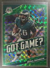 Miles Sanders Green #GG7 Football Cards 2020 Panini Mosaic Got Game Prices