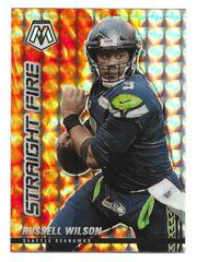 Russell Wilson #SF5 Football Cards 2021 Panini Mosaic Straight Fire Prices