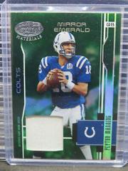 Peyton Manning [Mirror Emerald] #50 Football Cards 2004 Leaf Certified Materials Prices
