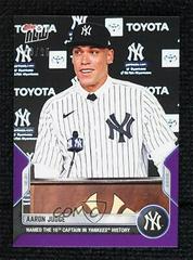 Aaron Judge [Purple] #OS-38 Baseball Cards 2022 Topps Now Off Season Prices