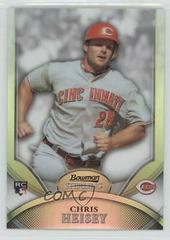 Chris Heisey [Refractor] Baseball Cards 2010 Bowman Sterling Prices