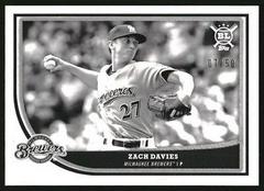 Zach Davies [Black & White] #6 Baseball Cards 2018 Topps Big League Prices