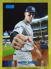 Aaron Judge [Blue Foil] #138 Baseball Cards 2020 Stadium Club Prices
