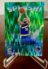 Stephen Curry [Green Shock] #10 Basketball Cards 2022 Panini Donruss Optic Splash Prices