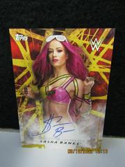 Sasha Banks [Gold] Wrestling Cards 2018 Topps WWE Road To Wrestlemania Autographs Prices