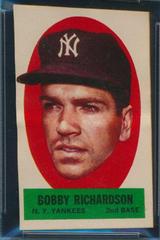 Bobby Richardson [Blank Back] Baseball Cards 1963 Topps Peel Offs Prices