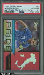 Andrea Pirlo [Red Prizm] Soccer Cards 2015 Panini Select National Pride Prices