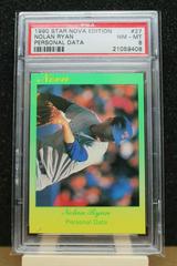 Nolan Ryan [Personal Data] #27 Baseball Cards 1990 Star Nova Edition Prices