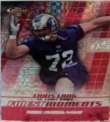 Chris Long [Xfractor] #FM-CL Football Cards 2008 Topps Finest Moments Prices