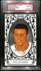 Willie Mays #11 Baseball Cards 1990 Perez Steele Master Works Prices