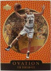 Tim Duncan [Gold] #59 Basketball Cards 1998 Upper Deck Ovation Prices