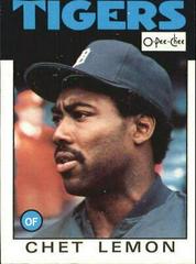 Chet Lemon #160 Baseball Cards 1986 O Pee Chee Prices