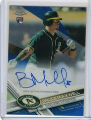 Bruce Maxwell [Blue Refractor] #RA-BM Baseball Cards 2017 Topps Chrome Rookie Autographs Prices