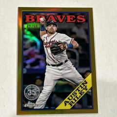 Austin Riley [Gold] Baseball Cards 2023 Topps Chrome 1988 Prices