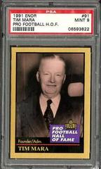 Tim Mara #91 Football Cards 1991 Enor Pro HOF Prices