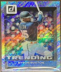 Byron Buxton [Rapture] #T-5 Baseball Cards 2022 Panini Donruss Trending Prices