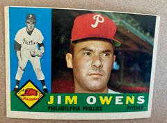 Jim Owens #185 Baseball Cards 1960 Topps Prices