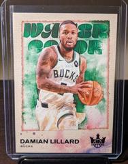 Damian Lillard [Violet] #21 Basketball Cards 2023 Panini Court Kings Water Color Prices