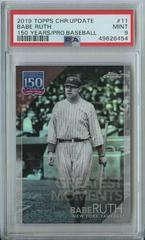 Babe Ruth #11 Baseball Cards 2019 Topps Chrome Update 150 Years of Professional Baseball Prices
