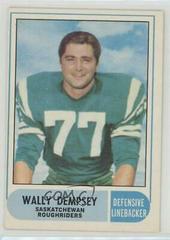 Wally Dempsey Football Cards 1968 O Pee Chee CFL Prices