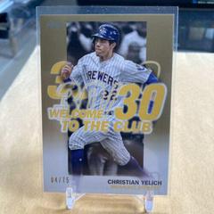 Christian Yelich [Gold] #WC-18 Baseball Cards 2023 Topps Welcome to the Club Prices