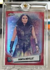Sonya Deville [Red Refractor] Wrestling Cards 2021 Topps Chrome WWE Prices