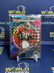 Jerry Rice #OS-1 Football Cards 2022 Panini Mosaic Overdrive Prices