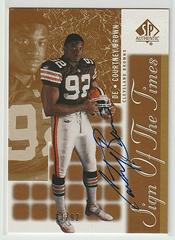 Courtney Brown [Gold] #CO Football Cards 2000 SP Authentic Sign of the Times Prices