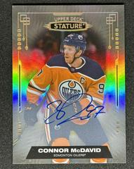 Connor McDavid [Photo Variant Autograph] #30 Hockey Cards 2021 Upper Deck Stature Prices