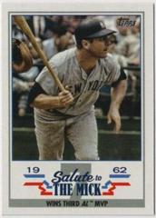 Mickey Mantle Baseball Cards 2022 Topps Update Salute to the Mick Prices