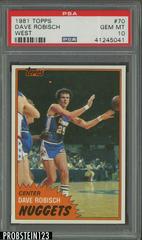 Dave Robisch West #70 Basketball Cards 1981 Topps Prices