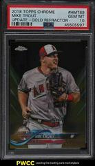 Mike Trout [Gold Refractor] #HMT69 Baseball Cards 2018 Topps Chrome Update Prices
