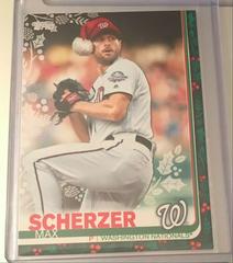 Max Scherzer Baseball Cards 2019 Topps Holiday Mega Box Prices