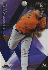 Jose Fernandez [Purple Refractor] Baseball Cards 2015 Finest Prices