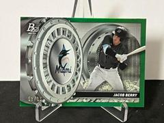 Jacob Berry [Green] #TV-8 Baseball Cards 2023 Bowman Platinum Treasures in the Vault Prices