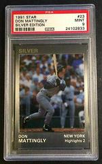Don Mattingly #23 Baseball Cards 1991 Star Silver Edition Prices