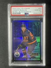 Connor McDavid [Blue] #R-1 Hockey Cards 2020 O Pee Chee Platinum Retro Prices