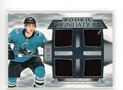 William Eklund #F-WE Hockey Cards 2021 Upper Deck The Cup Foundations Quad Jersey Prices