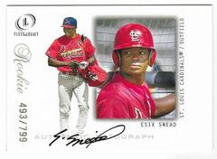 Esix Snead [Autograph] #95 Baseball Cards 2001 Fleer Legacy Prices