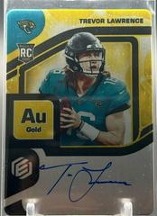 Trevor Lawrence [Signature Gold] Football Cards 2021 Panini Elements Prices
