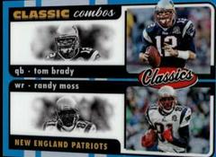 Randy Moss, Tom Brady [Blue] Football Cards 2022 Panini Classics Combos Prices