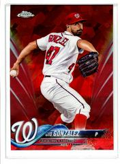 Gio Gonzalez [Red] #113 Baseball Cards 2018 Topps Chrome Sapphire Prices