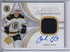 Charlie Coyle #UMS-CC Hockey Cards 2021 Ultimate Collection Material Signatures Prices