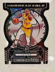 Russell Westbrook #12 Basketball Cards 2021 Panini Obsidian Unbreakable Prices