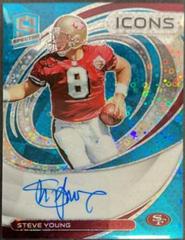 Steve Young [Blue] #ICN-SYO Football Cards 2022 Panini Spectra Icons Autographs Prices