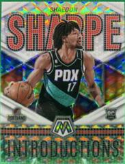 Shaedon Sharpe [White] #11 Basketball Cards 2022 Panini Mosaic Introductions Prices