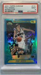 Pau Gasol [Refractor] Basketball Cards 2001 Topps Chrome Prices