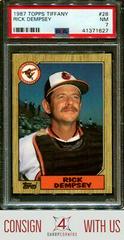 Rick Dempsey #28 Baseball Cards 1987 Topps Tiffany Prices